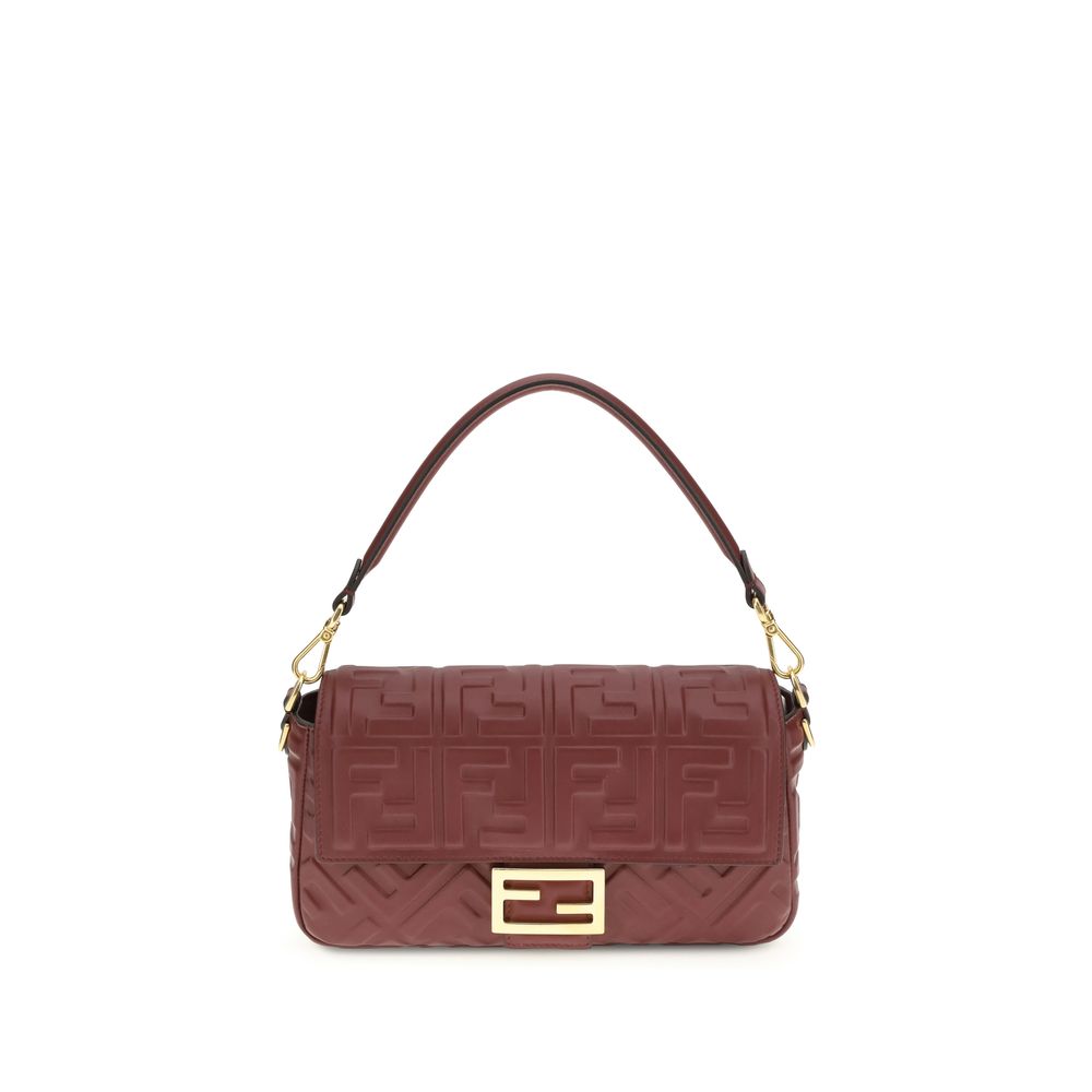 Fendi Baguette Red Shoulder Bag