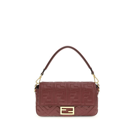 Fendi Baguette Red Shoulder Bag