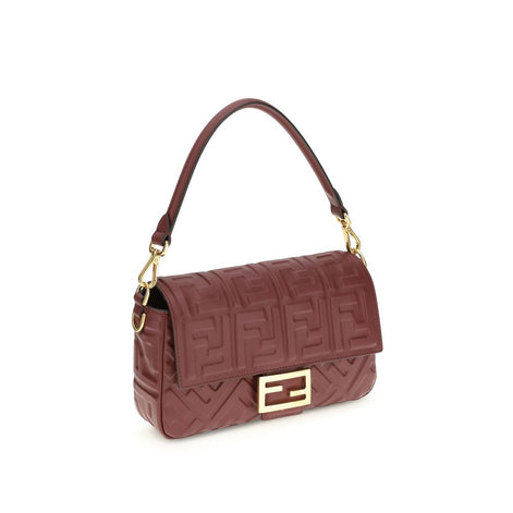 Fendi Baguette Red Shoulder Bag