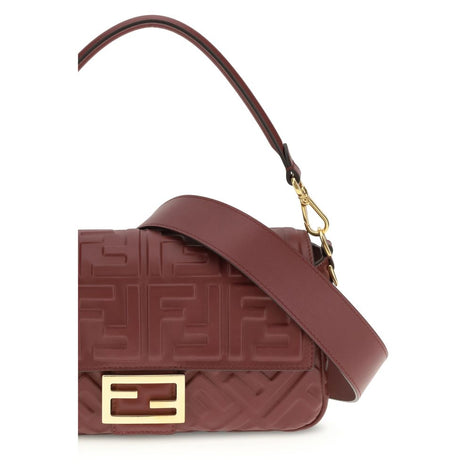 Fendi Baguette Red Shoulder Bag
