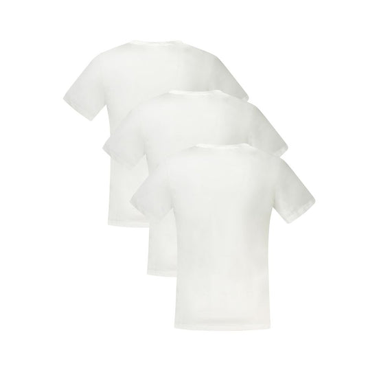 Tommy Hilfiger Bianco Cotton Men T-Shirt