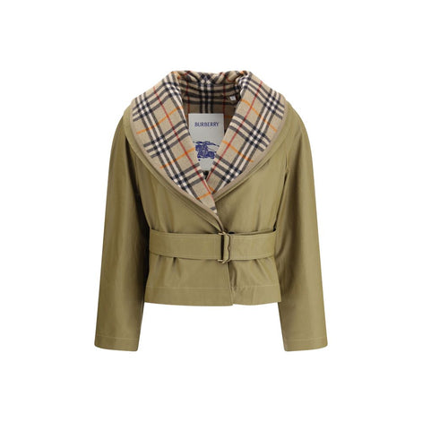 Burberry Beige Cotton Full-Length Jacket