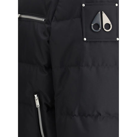 Moose Knuckles Black Polyester Bomber