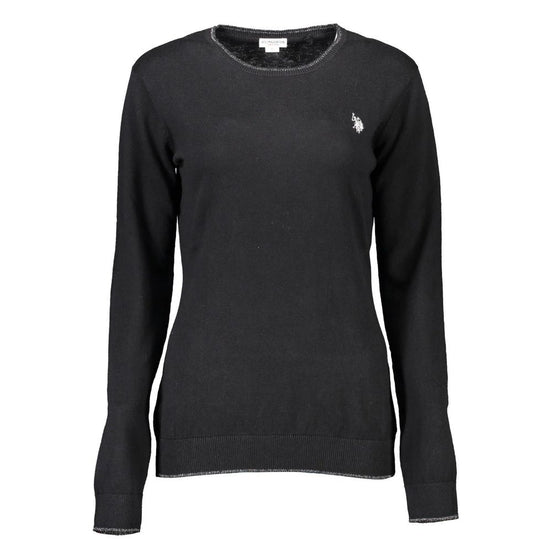 U.S. POLO ASSN. Black Cotton Sweatshirt
