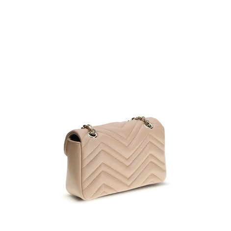 Gucci GG Marmont small Beige Lamb Shoulder Bag