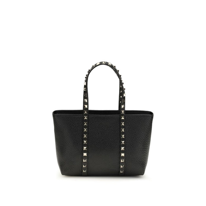 Valentino Garavani Rockstud small Tote Black Leather Shoulder Bag