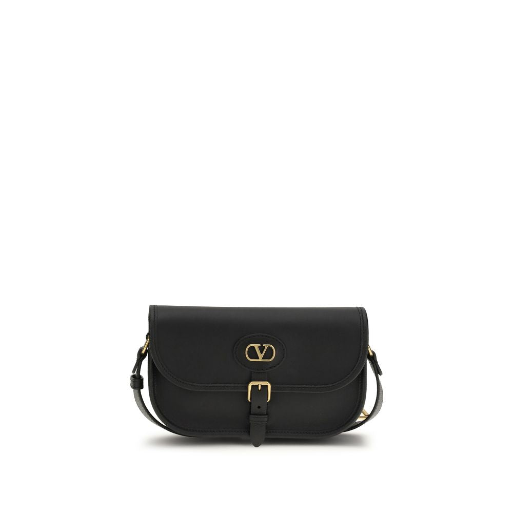 Valentino Garavani Antibes small Black Leather Shoulder Bag
