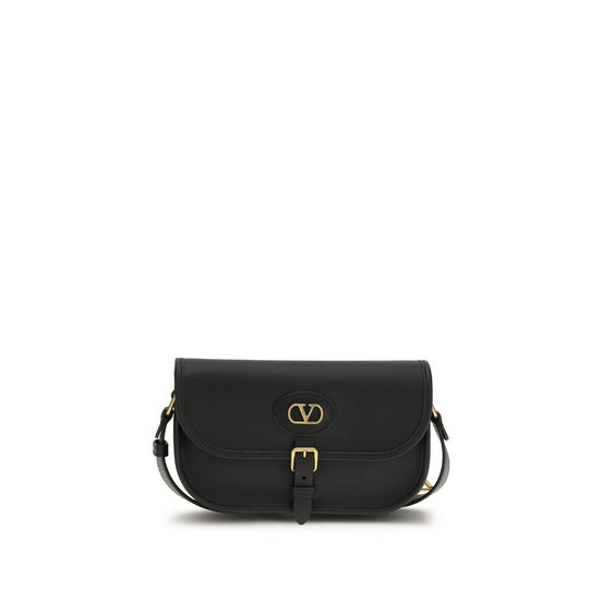 Valentino Garavani Antibes small Black Leather Shoulder Bag