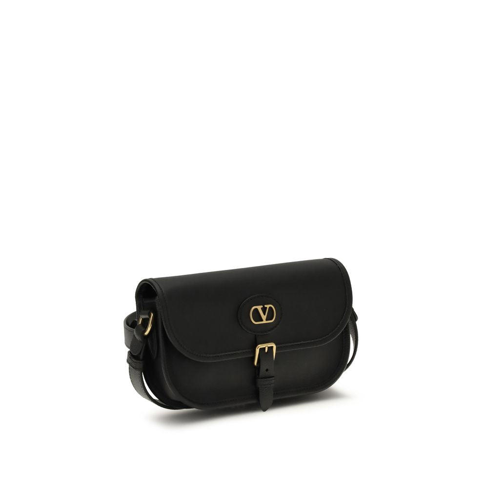 Valentino Garavani Antibes small Black Leather Shoulder Bag