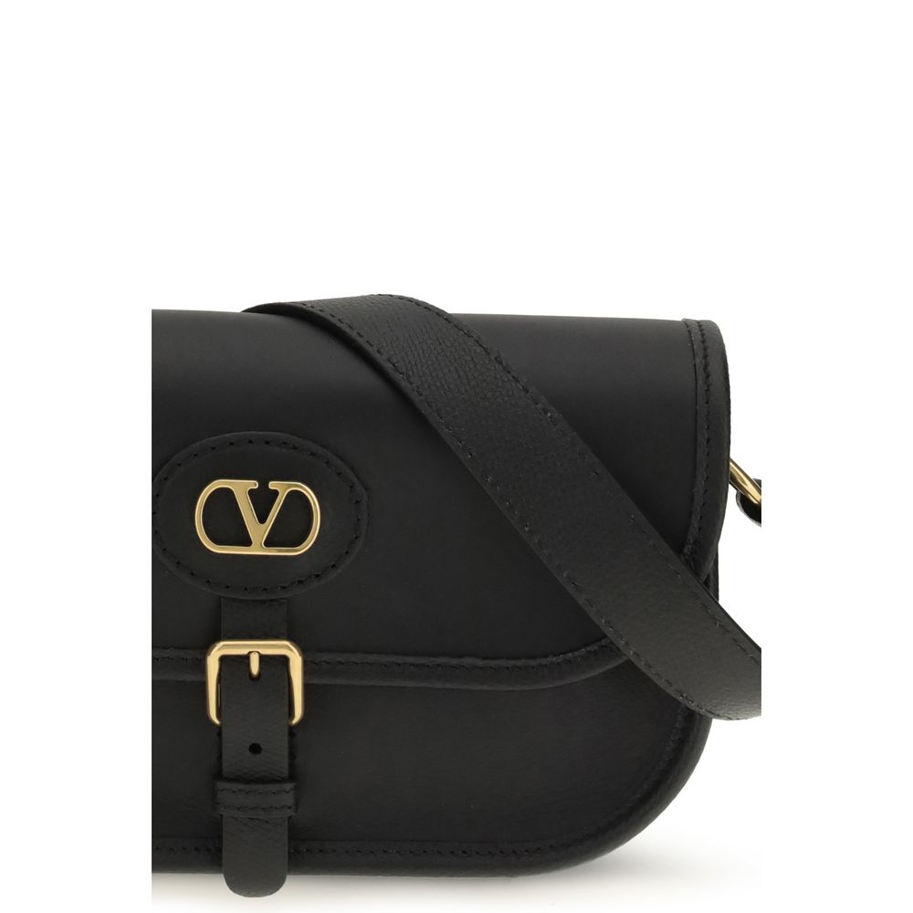 Valentino Garavani Antibes small Black Leather Shoulder Bag