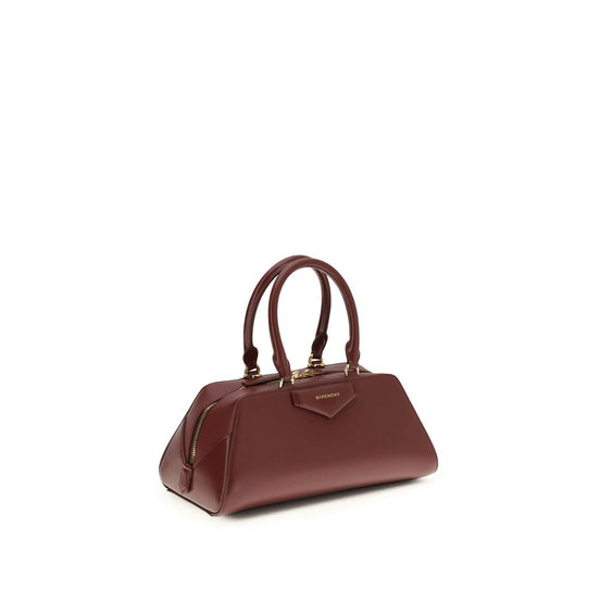 Givenchy Antigona small Bordeaux Leather Handbag