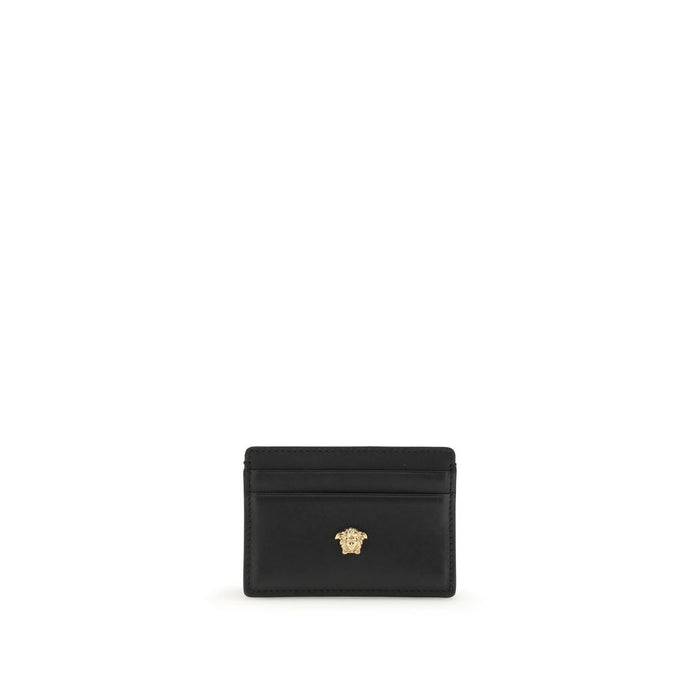 Versace Black Calf Leather Bos Taurus Wallet