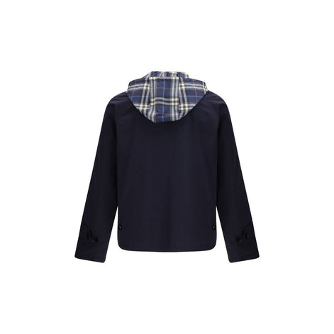 Burberry Blue Polyester Rain Coat