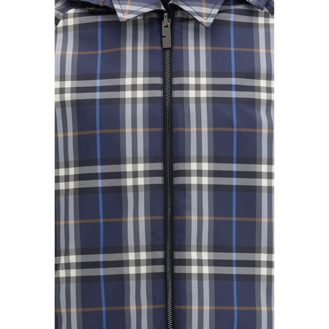 Burberry Blue Polyester Rain Coat