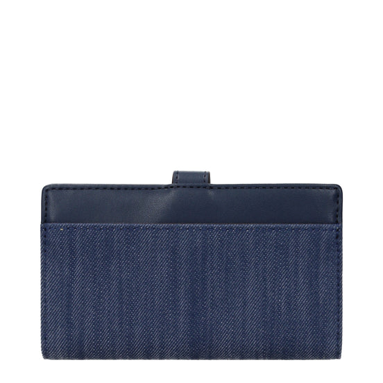 Michael Kors Blue Fabric Wallet