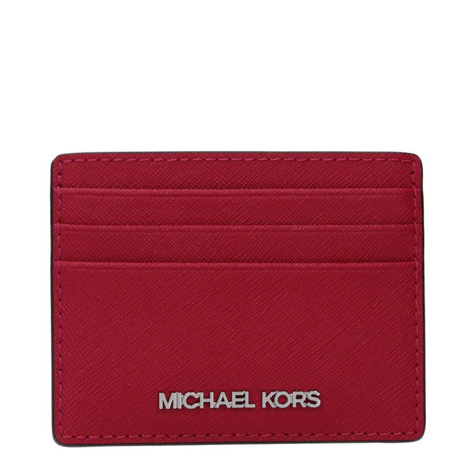 Michael Kors Red Leather Cardholder