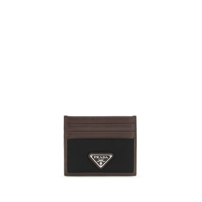 Prada Cardholder Brown Leather Wallet