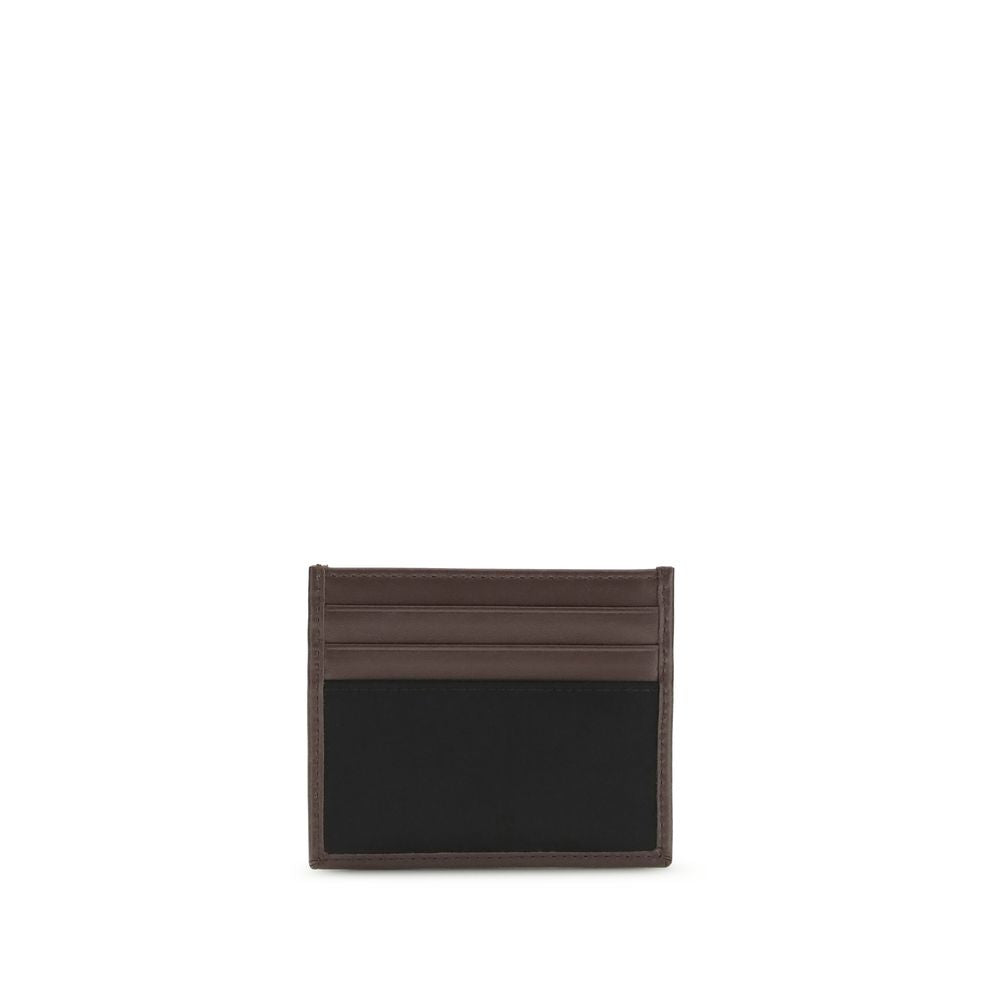 Prada Cardholder Brown Leather Wallet