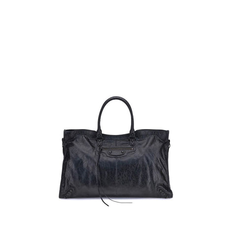 Balenciaga Black Lamb Ovis Aries Aries Shoulder Bag