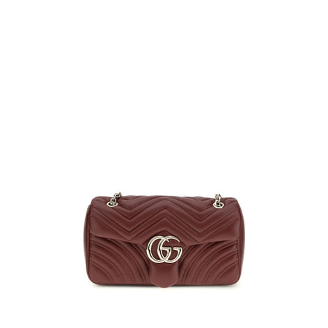 Gucci Marmont medium Bordeaux Leather Shoulder Bag