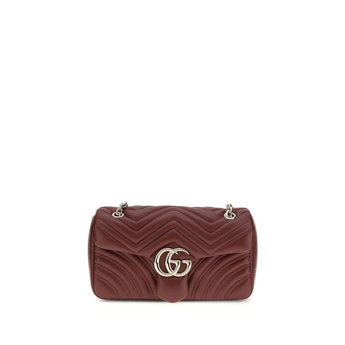 Gucci Marmont medium Bordeaux Leather Shoulder Bag