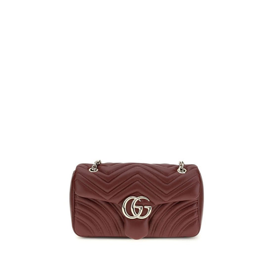 Gucci Bordeaux Calf Leather Bos Taurus Shoulder Bag