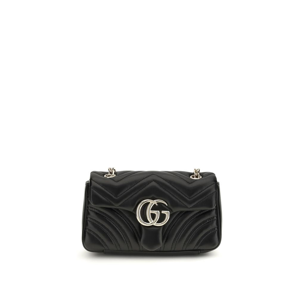 Gucci GG Marmont small Black Lamb Shoulder Bag
