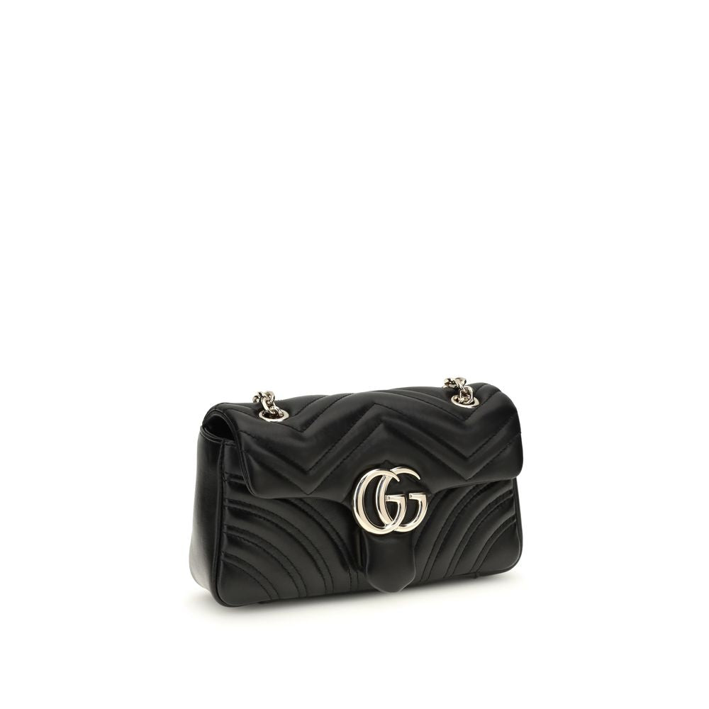 Gucci GG Marmont small Black Lamb Shoulder Bag