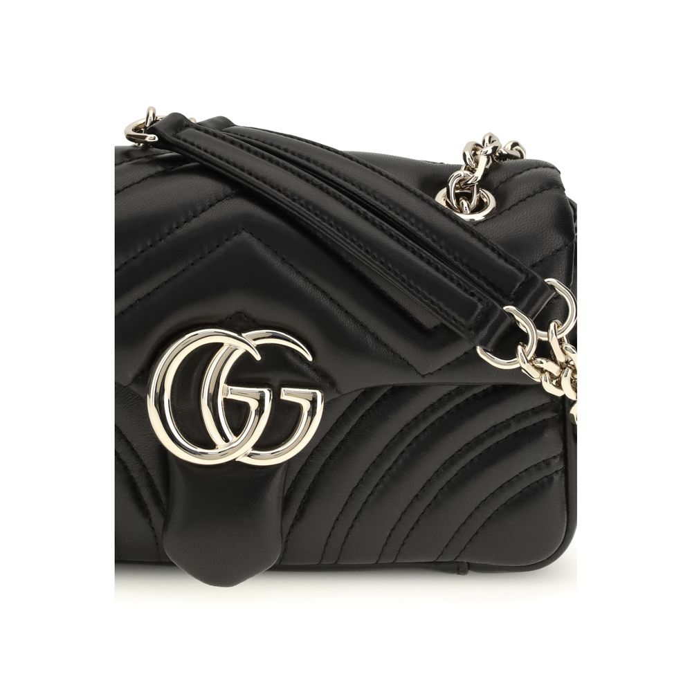 Gucci GG Marmont small Black Lamb Shoulder Bag