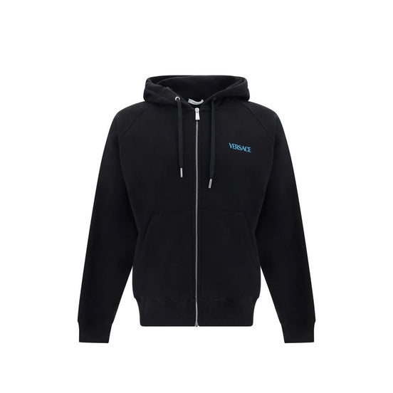 Versace Black Cotton Sweatshirt