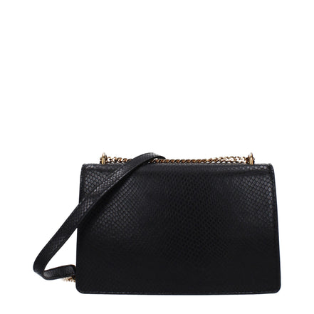 Versace Black Leather Crossbody Bag