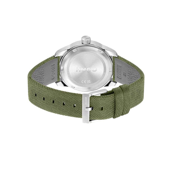 Hugo Boss Bicolor Fabric Sport Watch