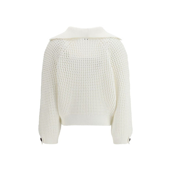 Brunello Cucinelli White Cotton Sweatshirt