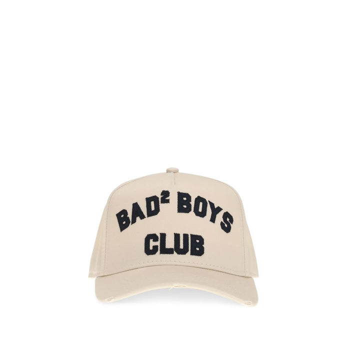 Dsquared² Beige Cotton Cap (Baseball Hat)