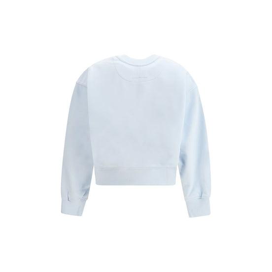 Alexander McQueen Blue Cotton Sweatshirt