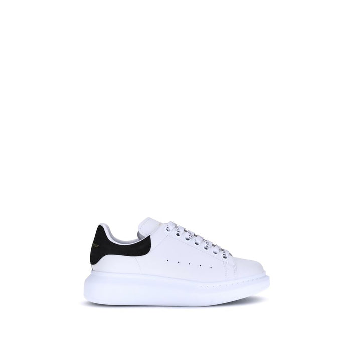 Alexander McQueen White Calf Leather Bos Taurus Platform Sneakers