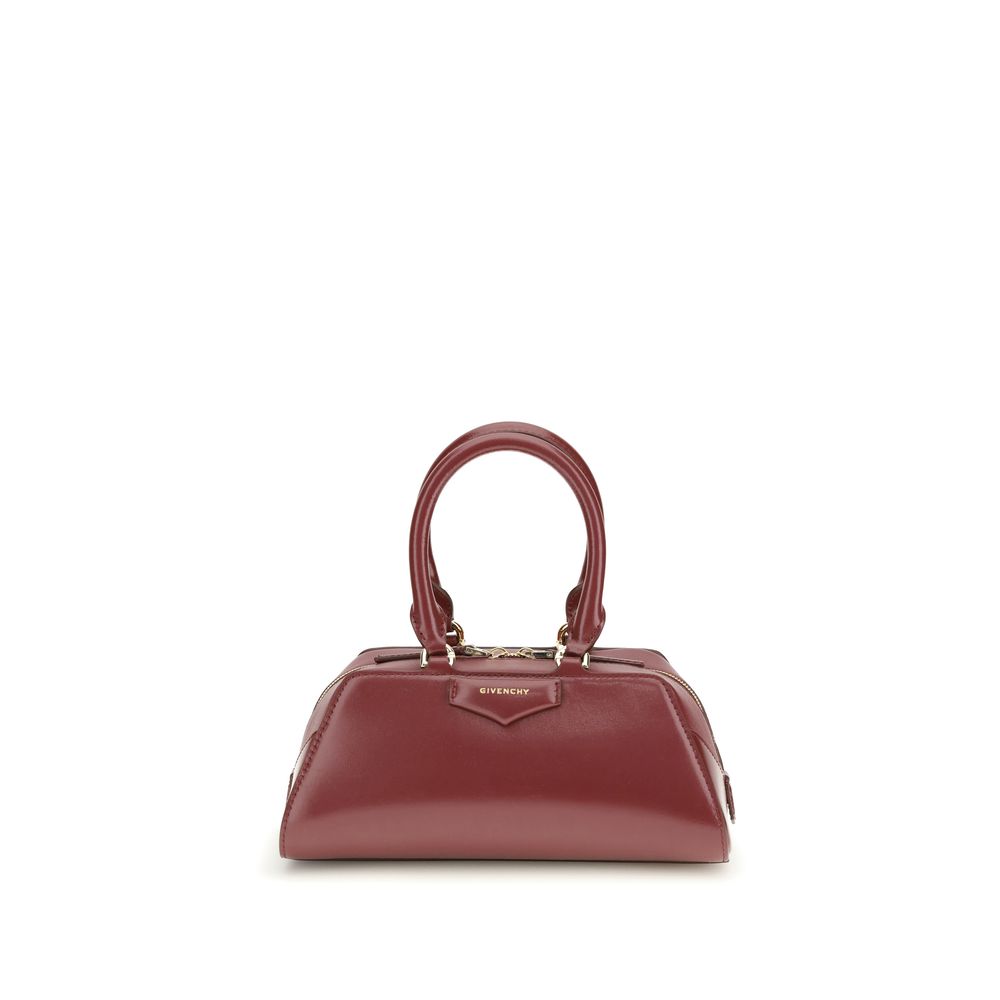 Givenchy Antigona mini Bordeaux Leather Handbag