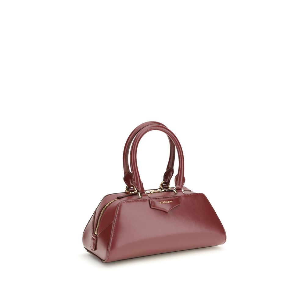 Givenchy Antigona mini Bordeaux Leather Handbag