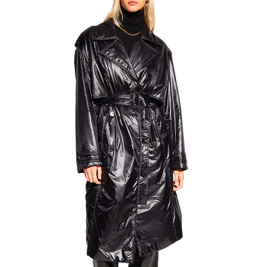 Saint Laurent Black Polyamide Coat