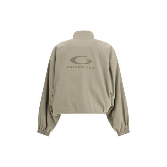 Balenciaga Beige Polyester Shell Jacket