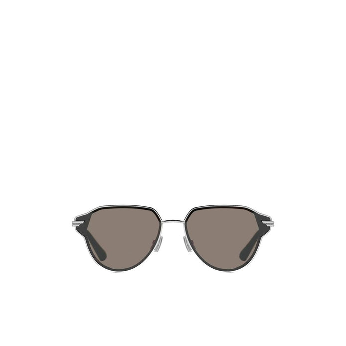 Bottega Veneta Silver Metal Sunglasses