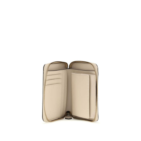 PINKO Beige Calf Leather Bos Taurus Wallet