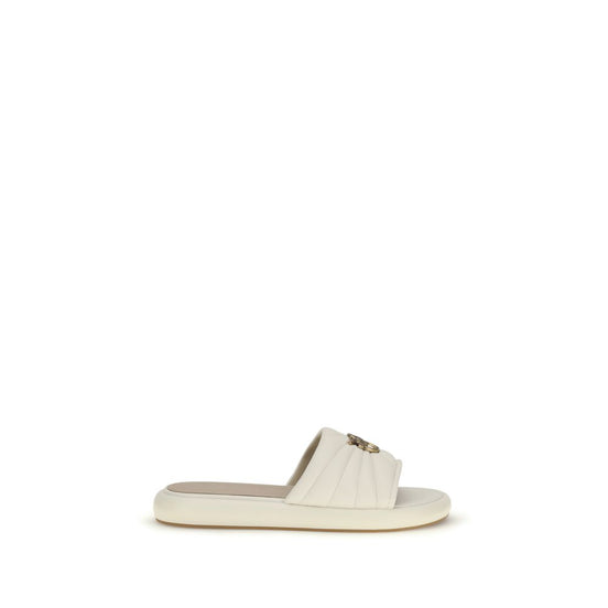 PINKO Beige Calf Leather Bos Taurus Sandals