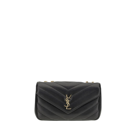 Saint Laurent LouLou large Black Lamb Shoulder Bag
