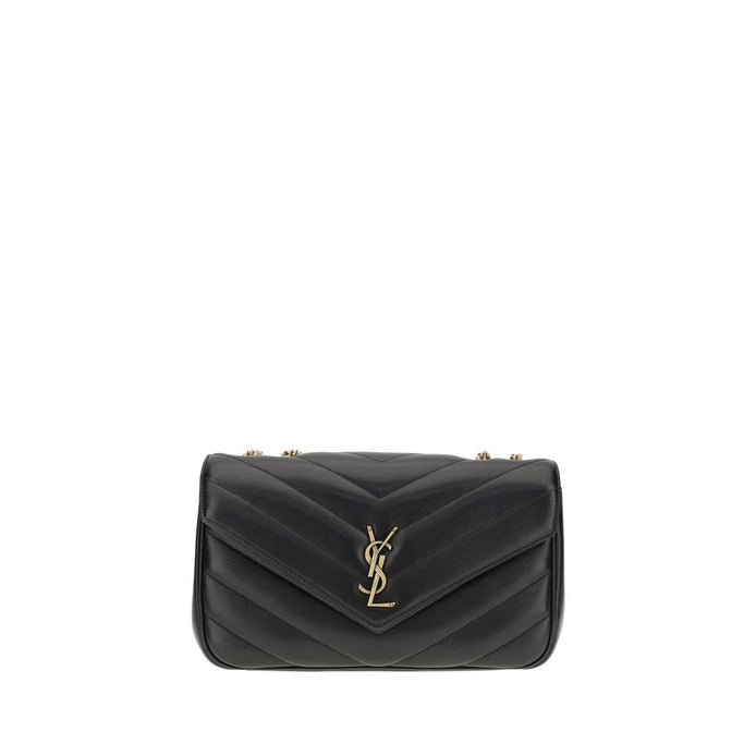 Saint Laurent LouLou large Black Lamb Shoulder Bag