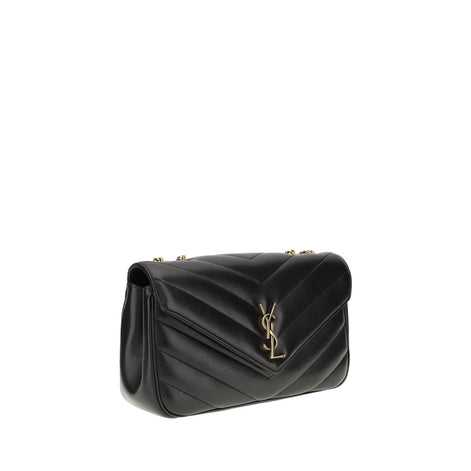 Saint Laurent LouLou large Black Lamb Shoulder Bag