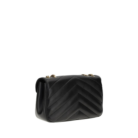 Saint Laurent LouLou large Black Lamb Shoulder Bag