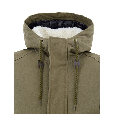 Moose Knuckles Green Cotton Parka