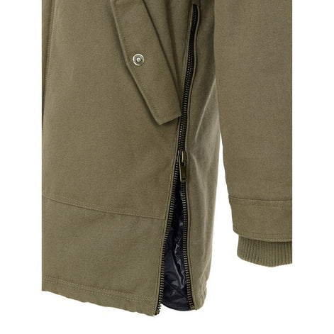Moose Knuckles Green Cotton Parka
