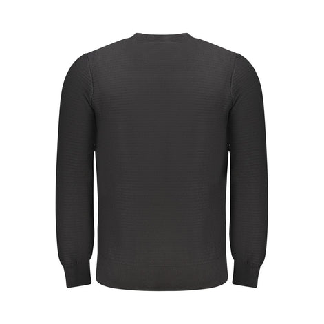 Hugo Boss Black Cotton Men Sweater